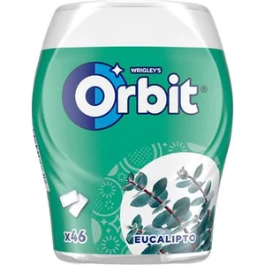 Chicles de Eucalipto sin Azúcar 46 Unidades  Orbit 64 G