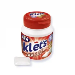 Chicles de Fresa Klét's Fini sin Gluten 100 G.