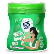 Chicles de Hierbabuena sin Azúcar Iceberg de Dia Bote 70 Unidades