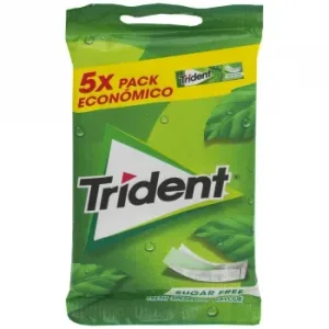 Chicles de Hierbabuena Trident Pack de 5 Unidades de 13,5 G.