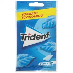 Chicles Sabor Menta Trident sin Azúcar 30 G.