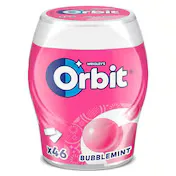 Chicles Sabor Bubblemint sin Azúcar Orbit Bote 46 Unidades
