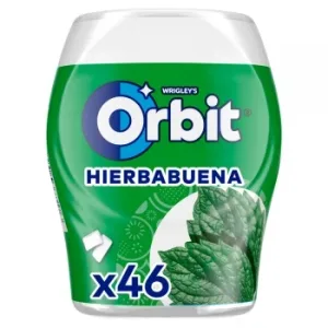 Chicles Sabor Hierbabuena Orbit sin Azúcar 64 G.