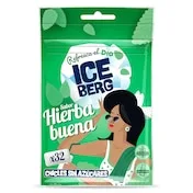 Chicles Sabor Hierbabuena sin Azúcar Iceberg de Dia Bolsa 44.8 G