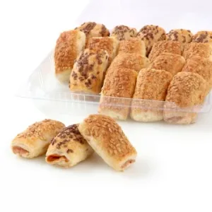 Chics Salados Surtidos de Jamón, Queso y Atún con Tomate 20 Ud