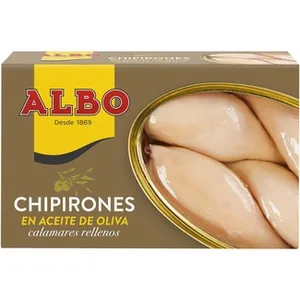 Chipirones Rellenos en Aceite de Oliva Albo