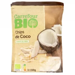 Chips de Coco Ecológicos Carrefour Bio Doy Pack 150 G.