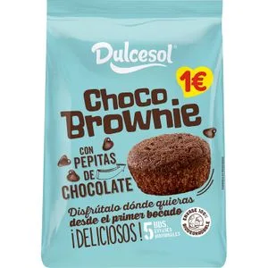 Choco Brownies 5 Unidades 115 Gr