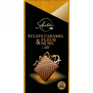 Chocolate con Caramelo y Flor de Sal Carrefour Selección 100 G.