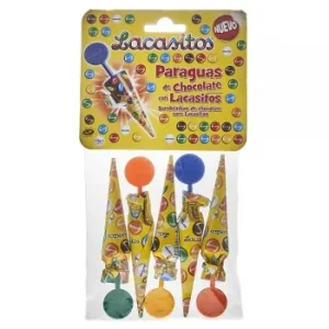 Chocolate con Grageas Paraguas Lacasitos sin Gluten 5 Ud.