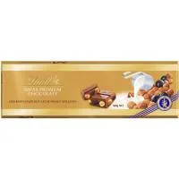 Chocolate con Leche-avellana-pasas Lindt Oro, Tableta 300 G