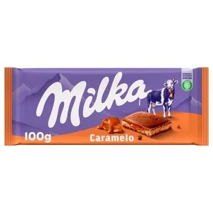 Chocolate con Leche Relleno de Caramelo Milka 100 G