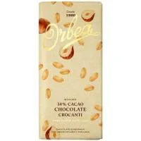 Chocolate con Leche Crocanti Orbea, Tableta 125 G
