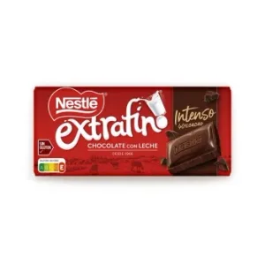 Chocolate con Leche Intenso 40% Cacao Extrafino Nestlé sin Gluten 125 G.