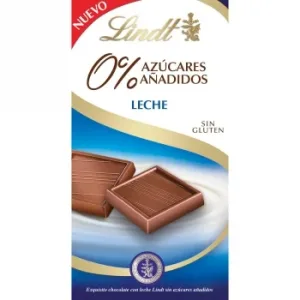 Chocolate con Leche Lindt sin Gluten y sin Azúcar Añadido 100 G.