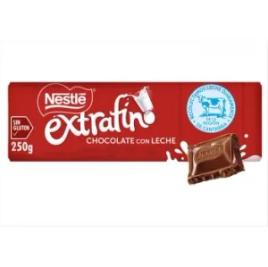 Chocolate con Leche Nestlé Extrafino sin Gluten 250 G.