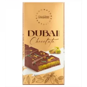 Chocolate con Leche Relleno de Kadayif y Crema de Pistacho Dubai Style Beemax 95 G.