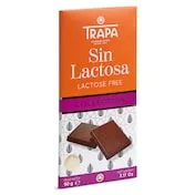 Chocolate con Leche sin Lactosa Trapa 90 G