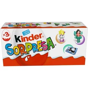 Huevos de Chocolate con Sorpresa Pack 3 Diseños Surtidos según Existencias Kinder Sorpresa