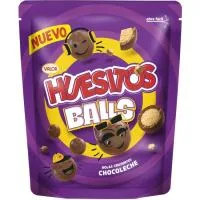 Bolas de Chocolate Crujiente Huesitos Balls, Bolsa 140 G