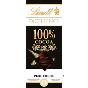 Chocolate Negro 100% Cacao Lindt Excellence 50 G