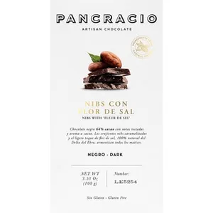 Chocolate Negro 64% con Flor de Sal Pancracio 100 G