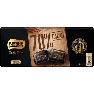 Chocolate Negro 70% de Cacao sin Gluten  Nestle Dark 120 G