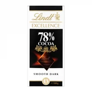 Chocolate Negro 78% Lindt Excellence 100 G.
