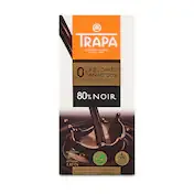 Chocolate Negro 80% Noir 0% Azúcares Trapa 80 G
