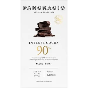 Chocolate Negro 90% Intenso Pancracio