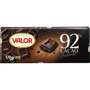 Chocolate Negro 92% Cacao 170 Gr