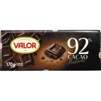 Chocolate Negro 92% Valor, Tableta 170 G