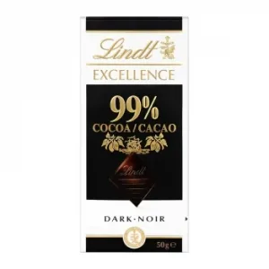 Chocolate Negro 99% Lindt Excellence 50 G.