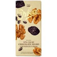 Chocolate Negro con Nueces-pasas Orbea, Tableta 125 G