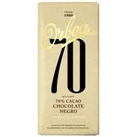 Chocolate Negro Origen Madag. 70 % Cacao Orbea, Tableta 100 G