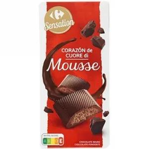 Chocolate Negro Relleno de Mousse Carrefour Sensation 160 G.
