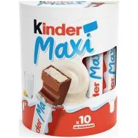 Chocolatina Maxi T10 Kinder, Caja 210 G