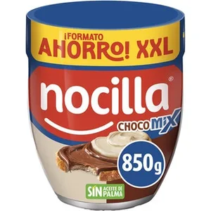 Chocomix Crema de Cacao, Avellanas y Leche sin Aceite de Palma sin Gluten  Nocilla 850 G