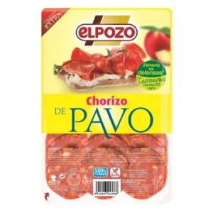 Chorizo de Pavo el Pozo 80 G.