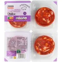 Chorizo Dulce Extra Eroski Basic, Pack 4x60 G