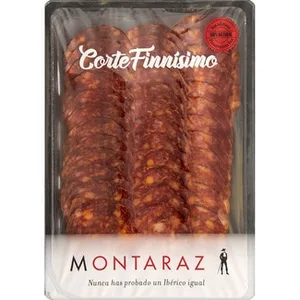 Chorizo Ibérico Corte Finnísimo en Lonchas  Montaraz 80 G