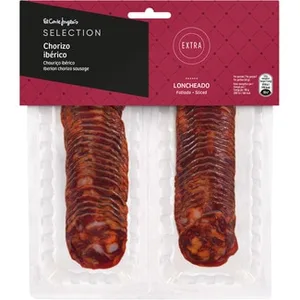 Chorizo Ibérico Extra en Lonchas Pack 2 X 75 G  el Corte Ingles Selection 150 G