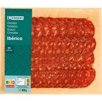 Chorizo Ibérico Extra Eroski, sobre 100 G