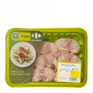Chuletas de Conejo Círculo de Calidad 500 G Aprox