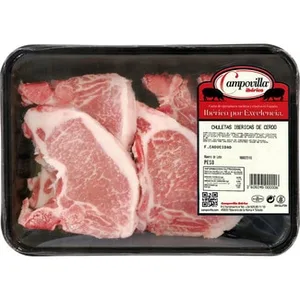 Chuletas de Lomo de Cerdo Ibérico Peso Aproximado Campovilla