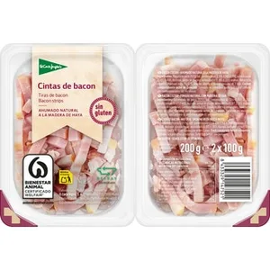 Cintas de Bacon sin Gluten Pack 2 el Corte Ingles