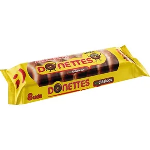 Clásicos de Chocolate  Donettes 8 Unidades