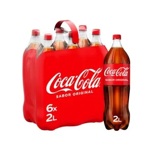 Coca Cola Refresco de Cola Sabor Original Pack de 6 Unds X 2 L Botella 12000 ML