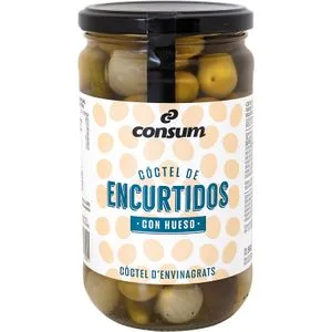Cóctel Aceit.encurtidos con Hueso 330 Gr