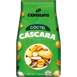 Cóctel Frutos Secos Cáscara Bolsa 250 Gr